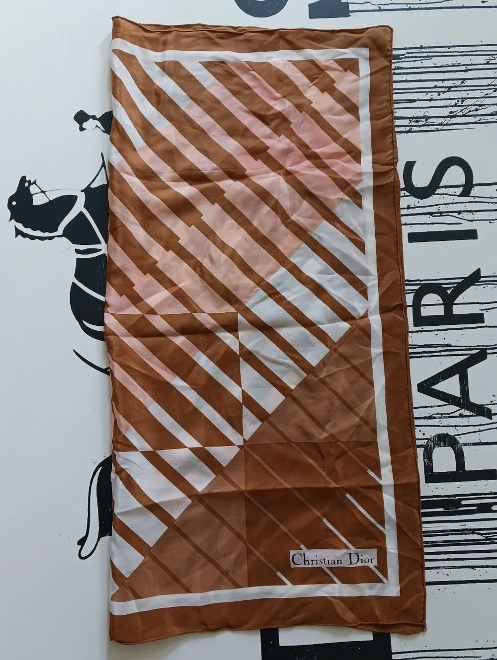 Vintage Christian Dior Silk Scarf 28